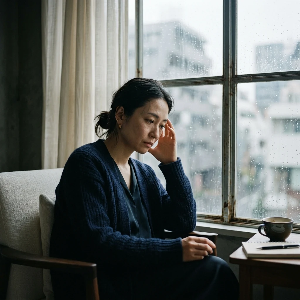 一人で悩む夜